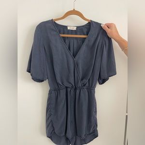 Bella Dahl XS Blue Romper
